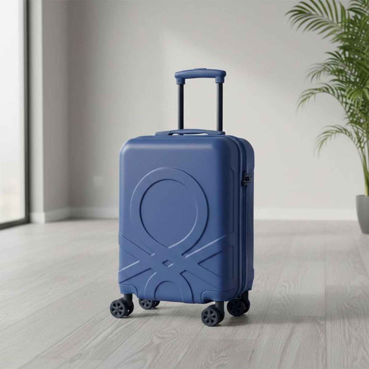 BENETTON - Maleta de viaje 21 kg - Maleta de Bodega rígida Benetton. Ruedas 360° candado TSA