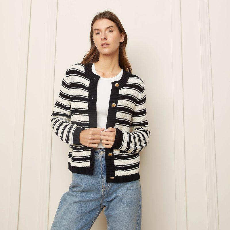 BASEMENT - Cardigan Mujer de Algodón Basement