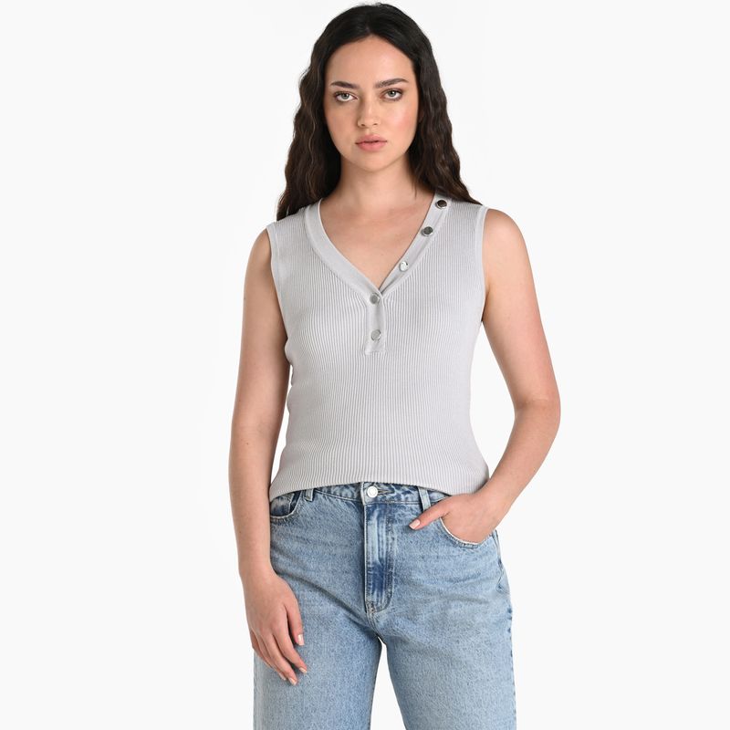 MOSSIMO - Blusa Mujer Tejido Sin mangas Mossimo