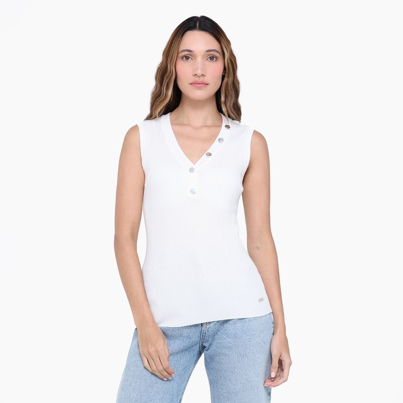 MOSSIMO - Blusa Mujer Tejido Sin mangas Mossimo