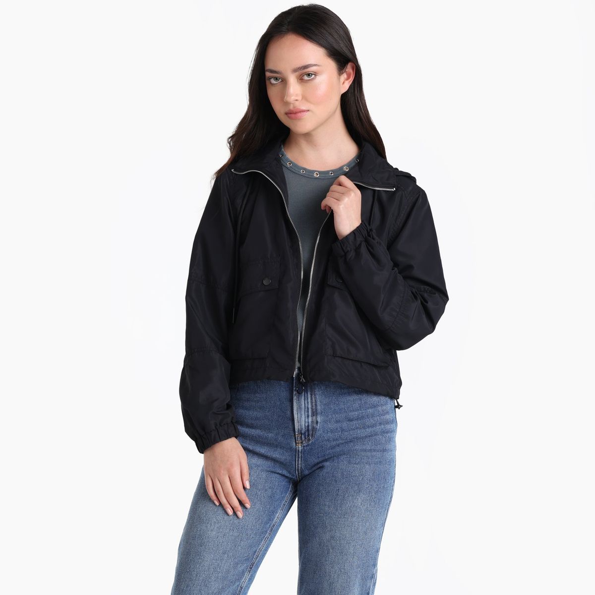 DENIMLAB - Chaqueta Mujer Crop Denimlab