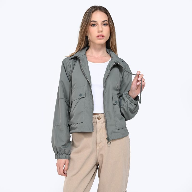DENIMLAB - Chaqueta Mujer Crop Denimlab