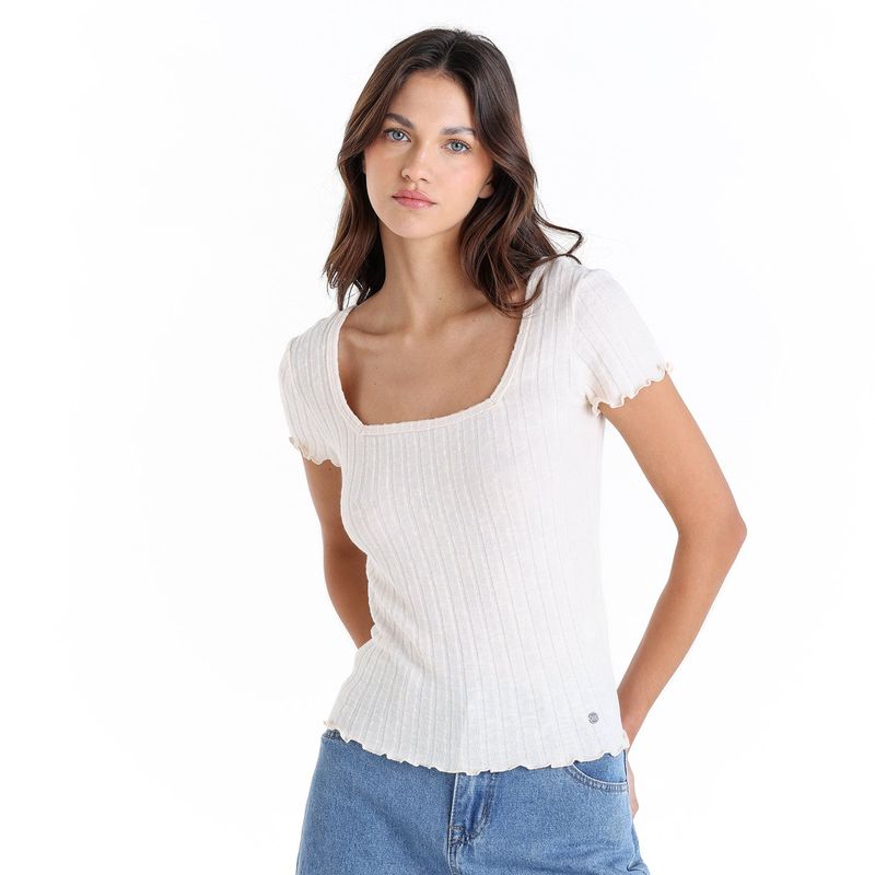 DOO AUSTRALIA - Blusa Mujer Tejido Manga corta Doo Australia
