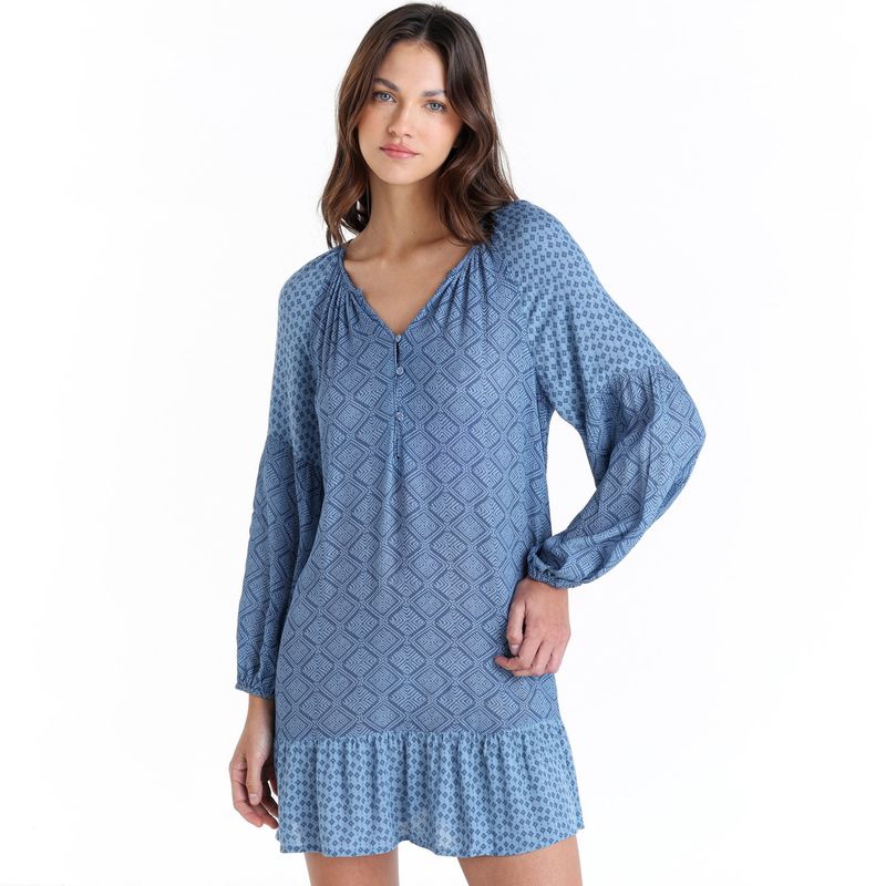 DOO AUSTRALIA - Vestido Medio con Estampado para Mujer Doo Australia