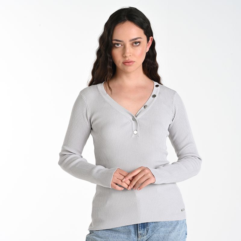 MOSSIMO - Blusa Mujer Tejido Manga larga Mossimo