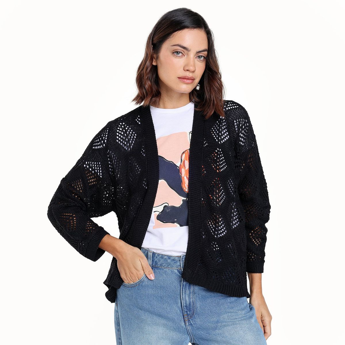 UNIVERSITY CLUB - Cardigan Mujer Tejido University Club