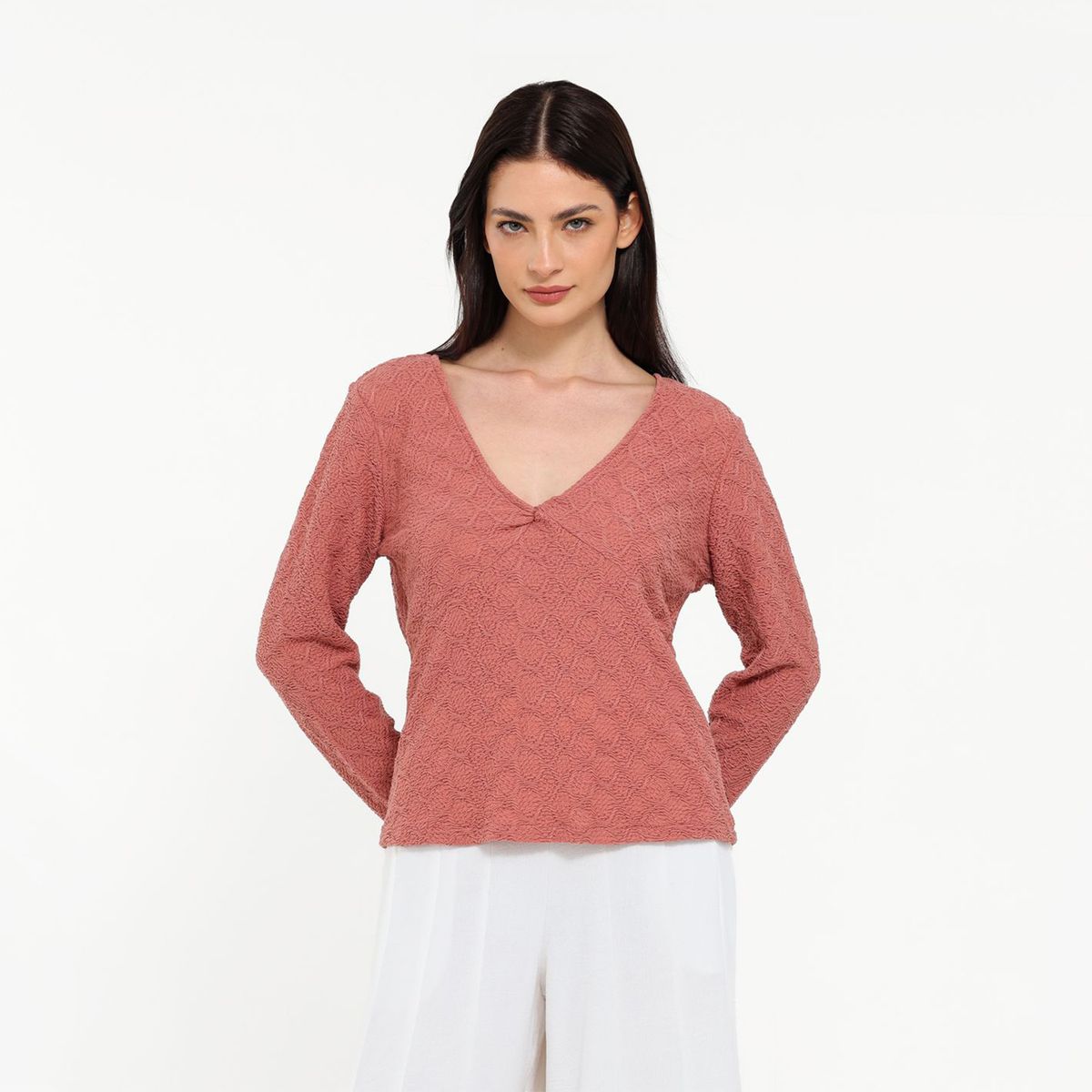 UNIVERSITY CLUB - Blusa Mujer Manga larga University Club