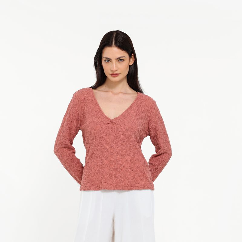 UNIVERSITY CLUB - Blusa Mujer Manga larga University Club