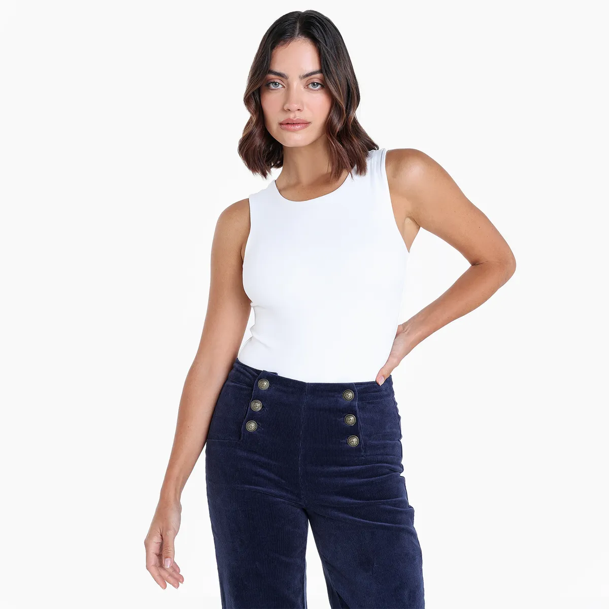 BASEMENT - Body Mujer Sin mangas Basement