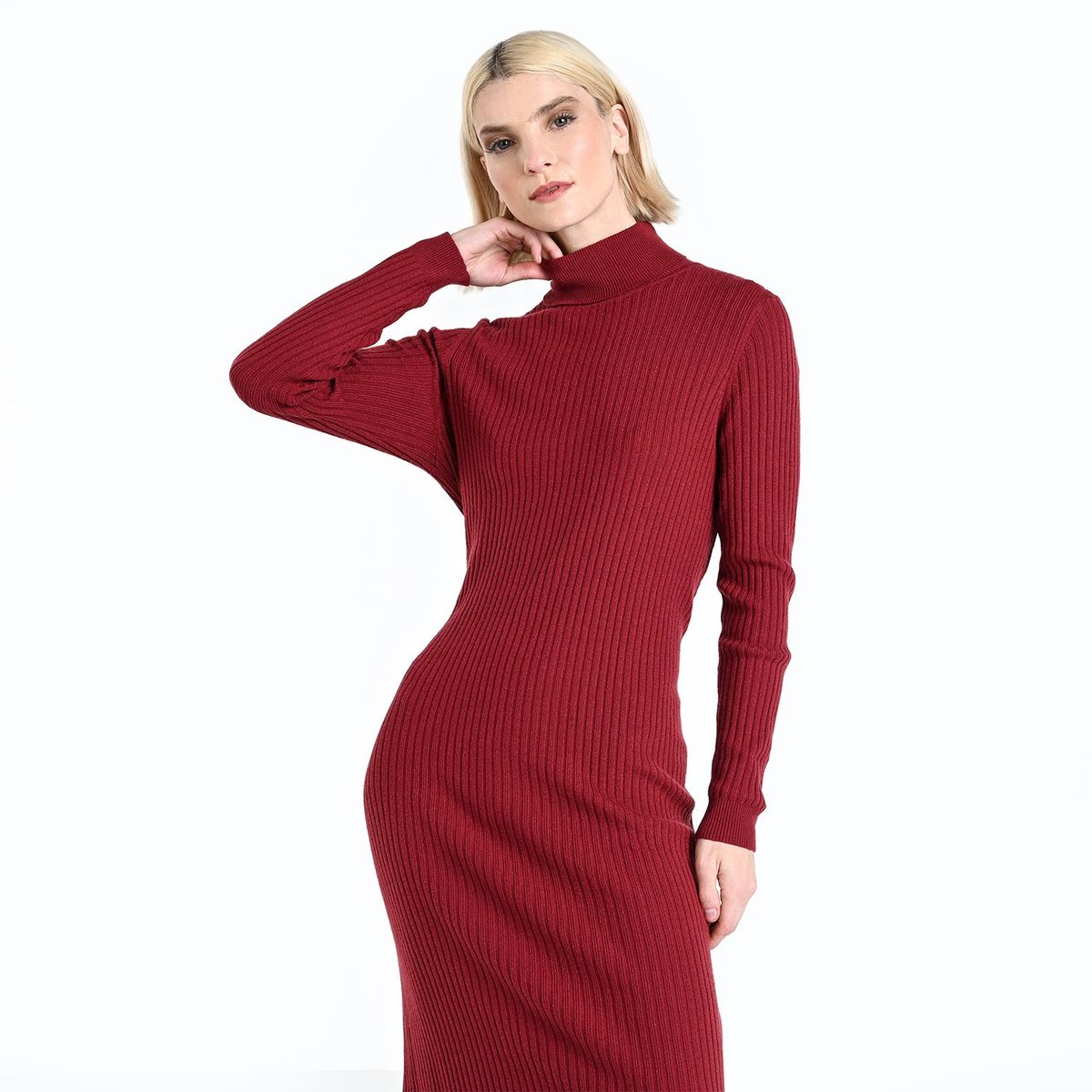 BASEMENT - Vestido Mujer Medio Casual Basement