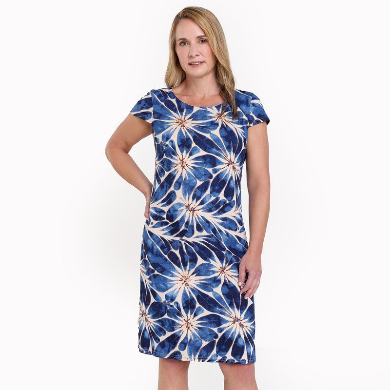 SOUTHLAND - Vestido Medio con Estampado Mujer Southland