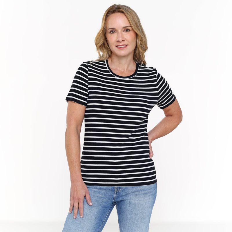 NEWPORT - Camiseta Mujer Manga corta de Algodón Newport