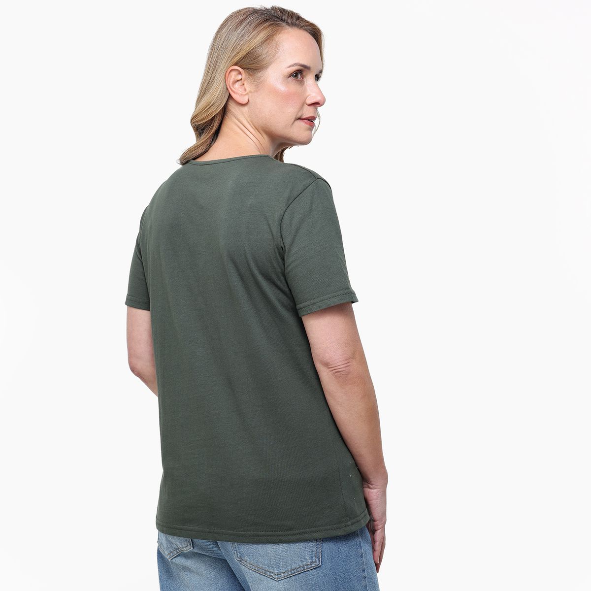 SOUTHLAND - Blusa Mujer Manga corta de Algodón Southland