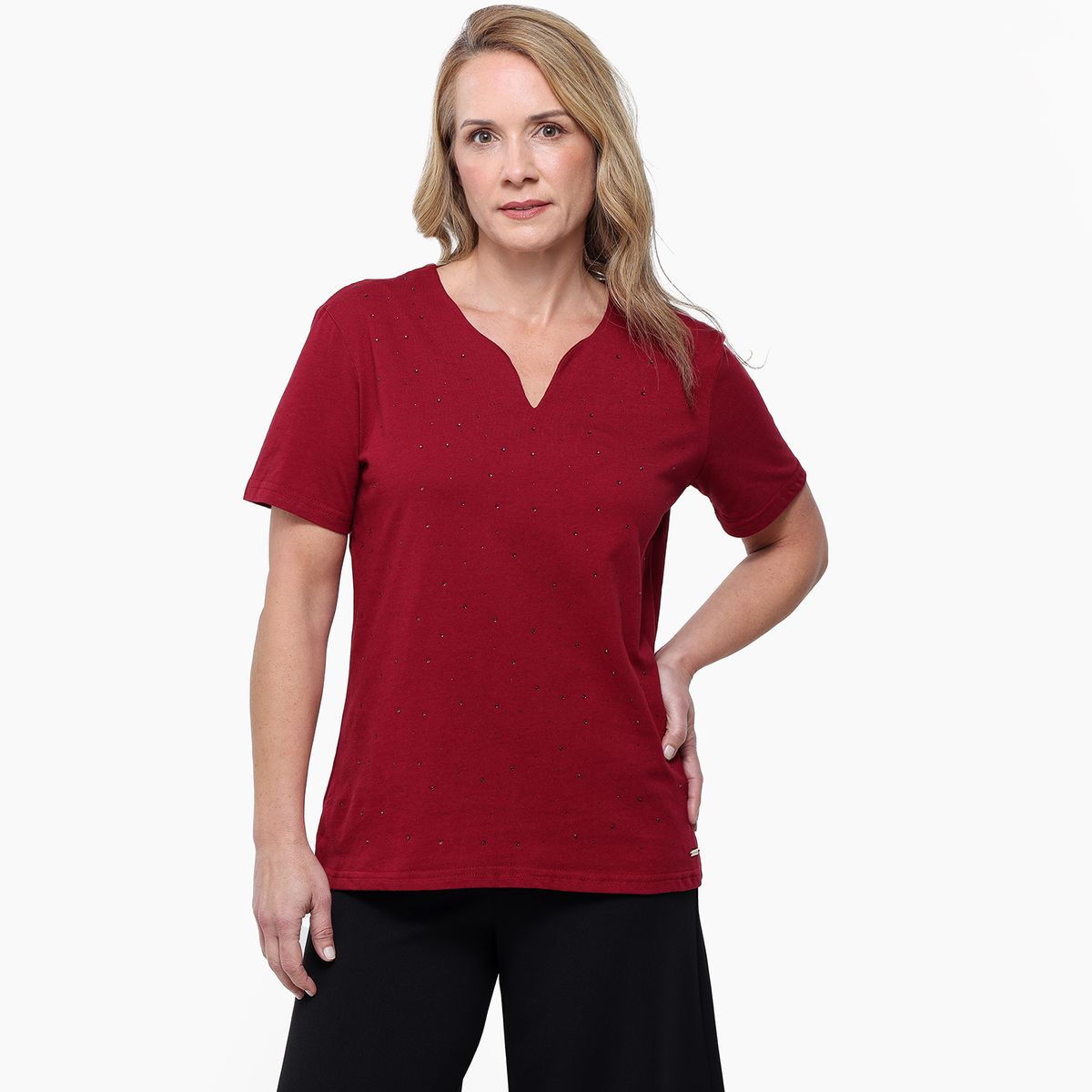 SOUTHLAND - Blusa Mujer Manga corta de Algodón Southland