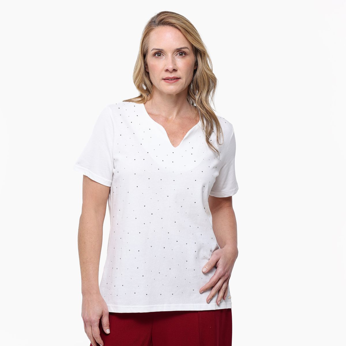 SOUTHLAND - Blusa Mujer Manga corta de Algodón Southland