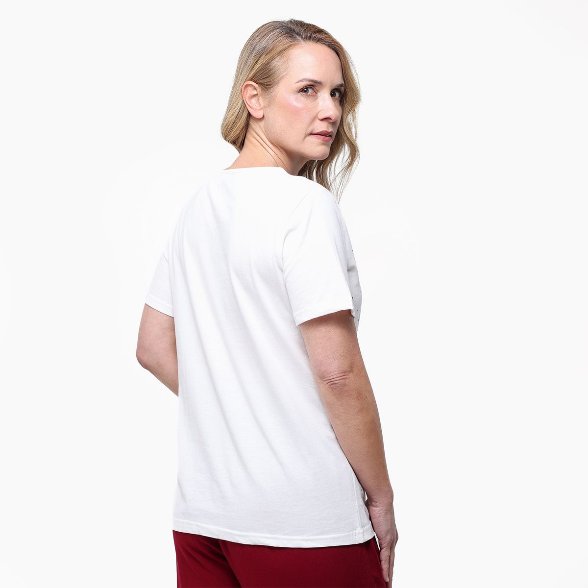 SOUTHLAND - Blusa Mujer Manga corta de Algodón Southland