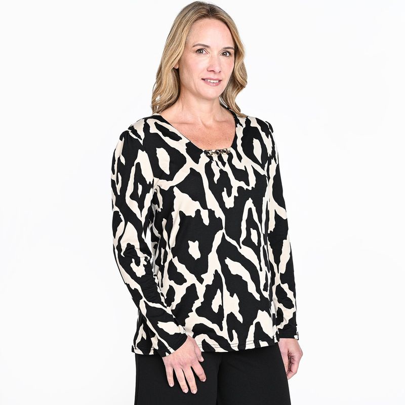 SOUTHLAND - Blusa Mujer Con Estampado Manga larga Southland