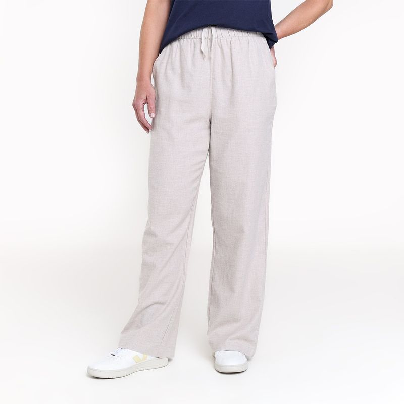 NEWPORT - Pantalón Mujer Tiro alto Newport