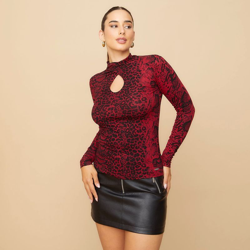 MOSSIMO - Camiseta Mujer Manga larga Mossimo