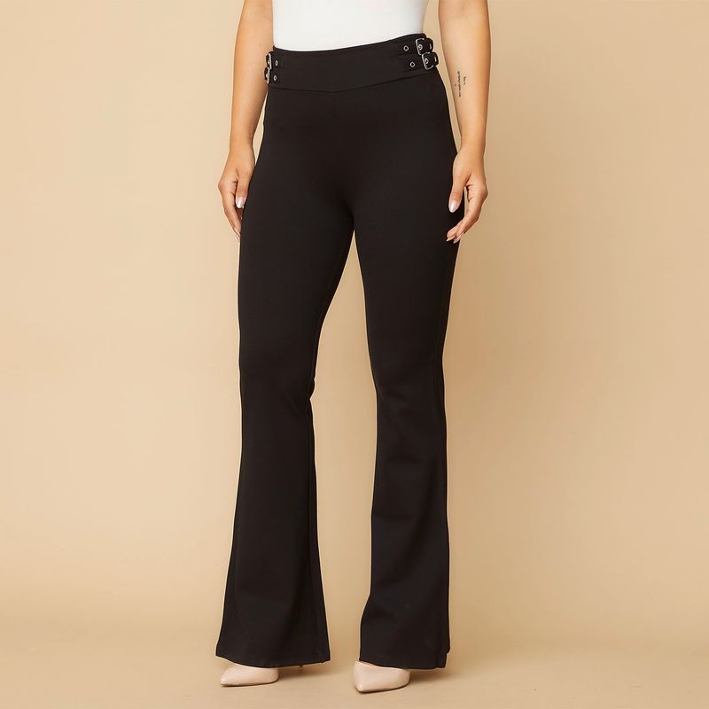 MOSSIMO - Pantalón Flare Mujer Tiro medio Mossimo