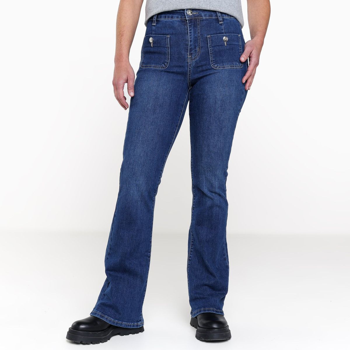 APOLOGY - Jean Flare Mujer Tiro medio APOLOGY