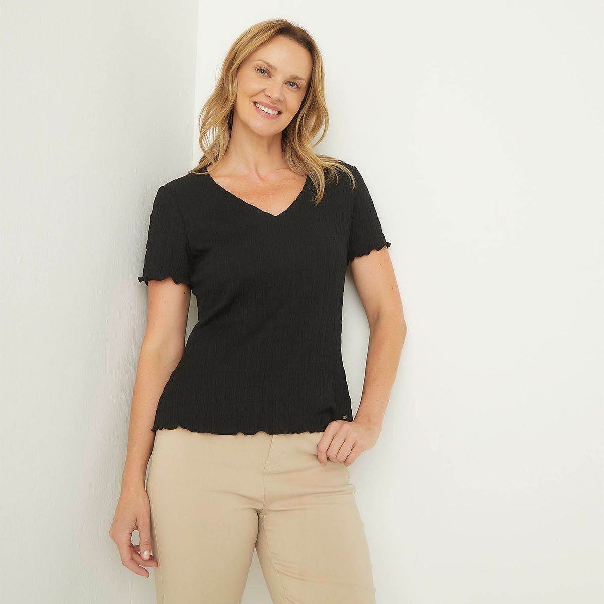 NEWPORT - Blusa Mujer Manga corta Newport