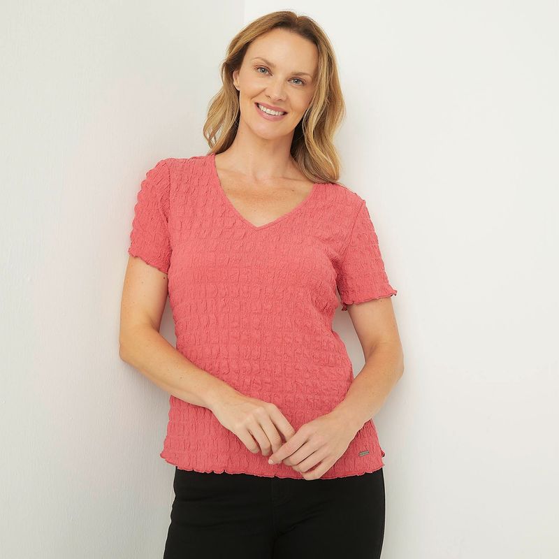 NEWPORT - Blusa Mujer Manga corta Newport