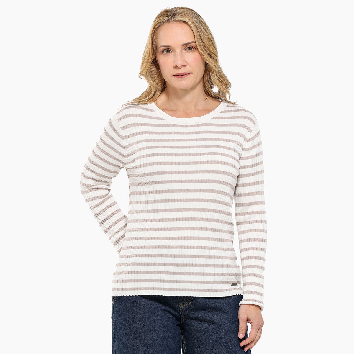 NEWPORT - Saco Mujer de Rayas Newport