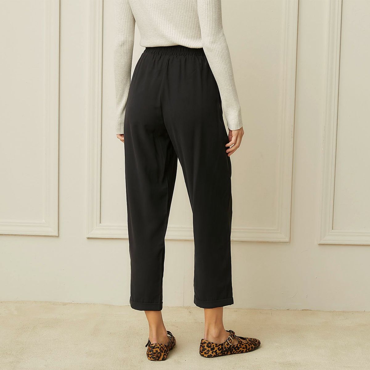 BASEMENT - Jogger Mujer Tiro alto Basement