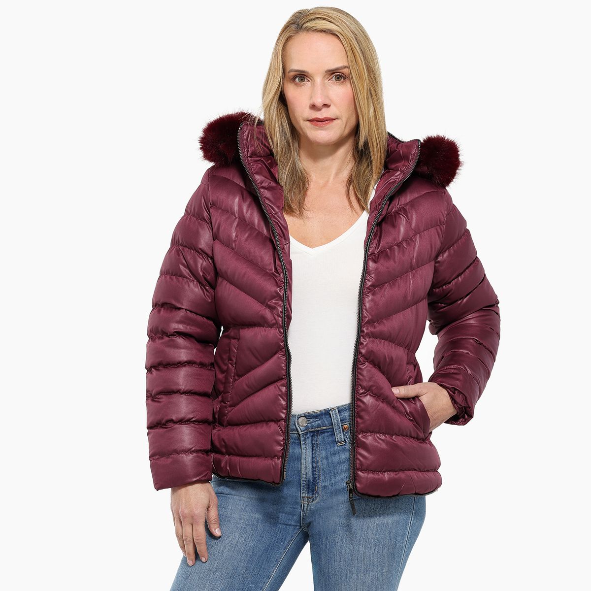 APOLOGY - Chaqueta acolchada Mujer Acolchado Con capota Apology