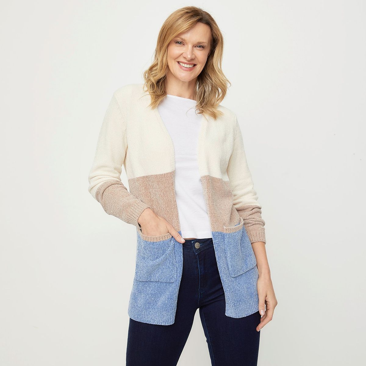 NEWPORT - Saco Mujer de Rayas Newport