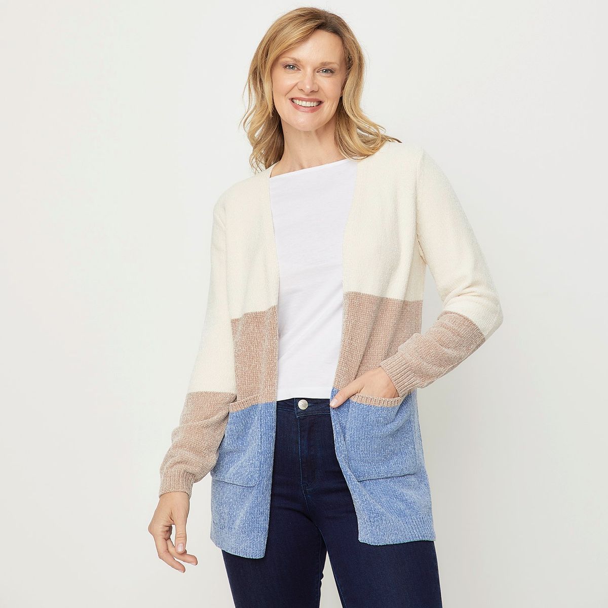 NEWPORT - Saco Mujer de Rayas Newport