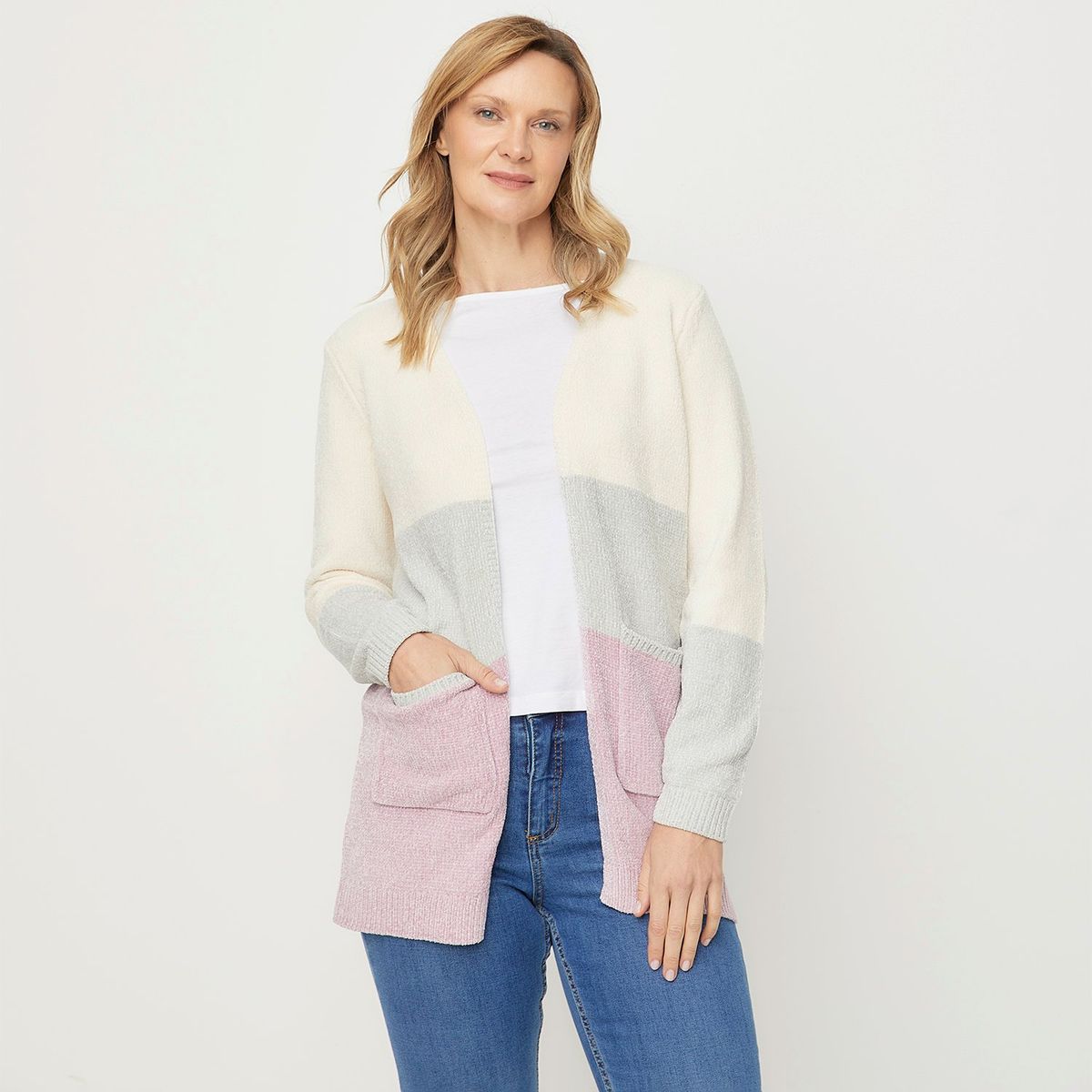 NEWPORT - Saco Mujer de Rayas Newport