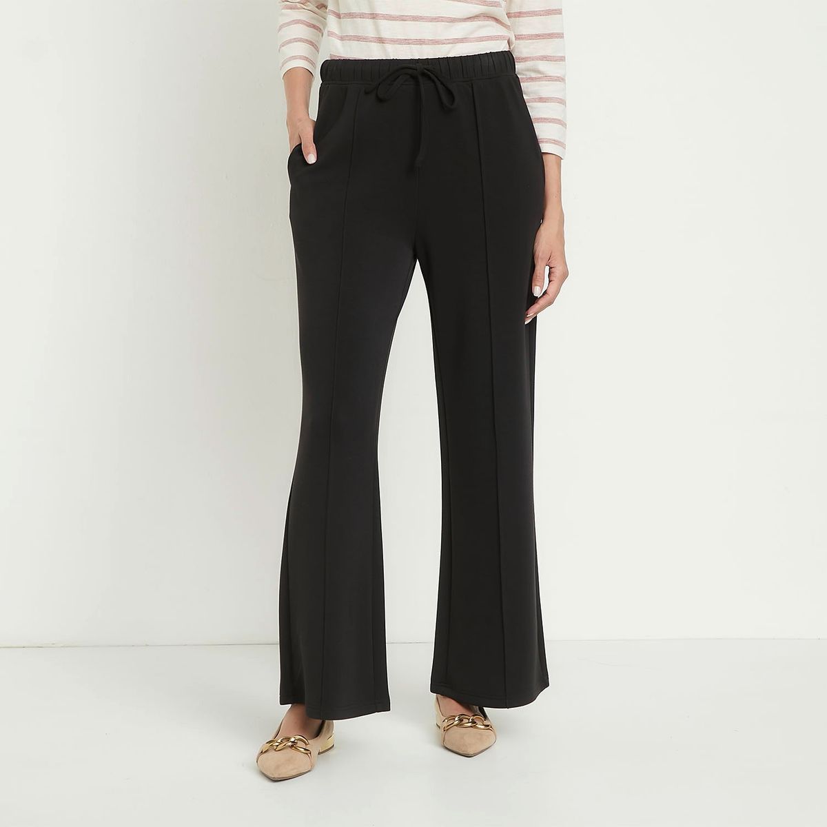 APOLOGY - Pantalón Flare Mujer Tiro medio Apology