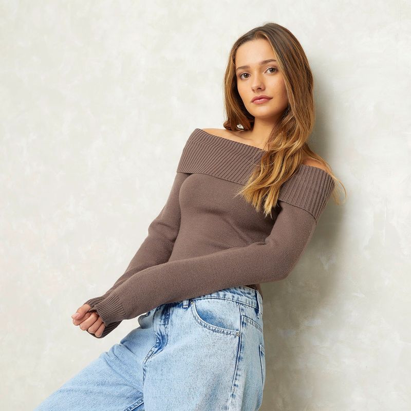 SYBILLA - Saco Mujer Crop Sybilla