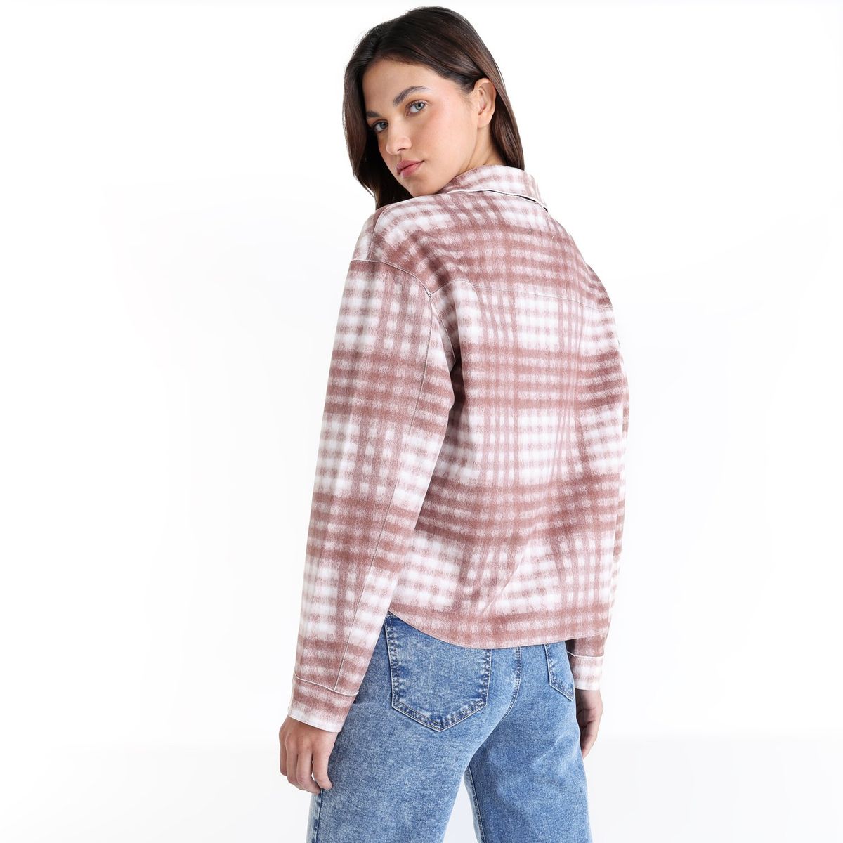 SYBILLA - Chaqueta Mujer de Cuadros Sybilla