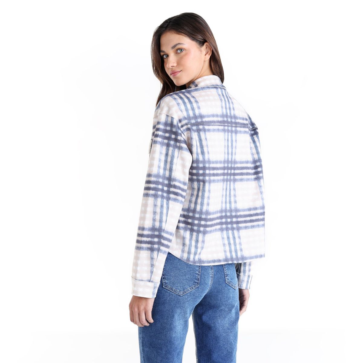 SYBILLA - Chaqueta Mujer de Cuadros Sybilla