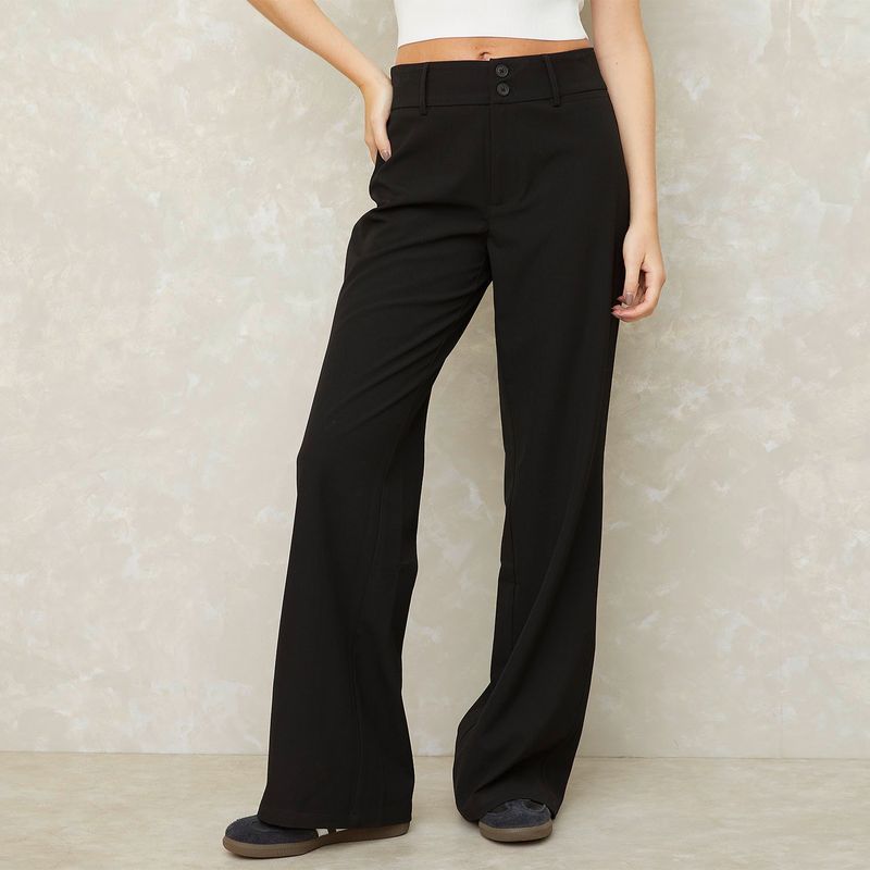 SYBILLA - Pantalón Flare Mujer Tiro medio Sybilla