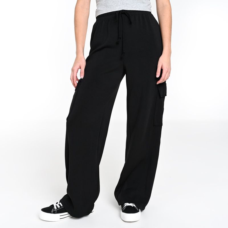 SYBILLA - Pantalón Cargo Mujer Tiro alto Sybilla