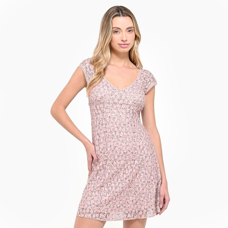 SYBILLA - Vestido Corto con Estampado para Mujer Sybilla