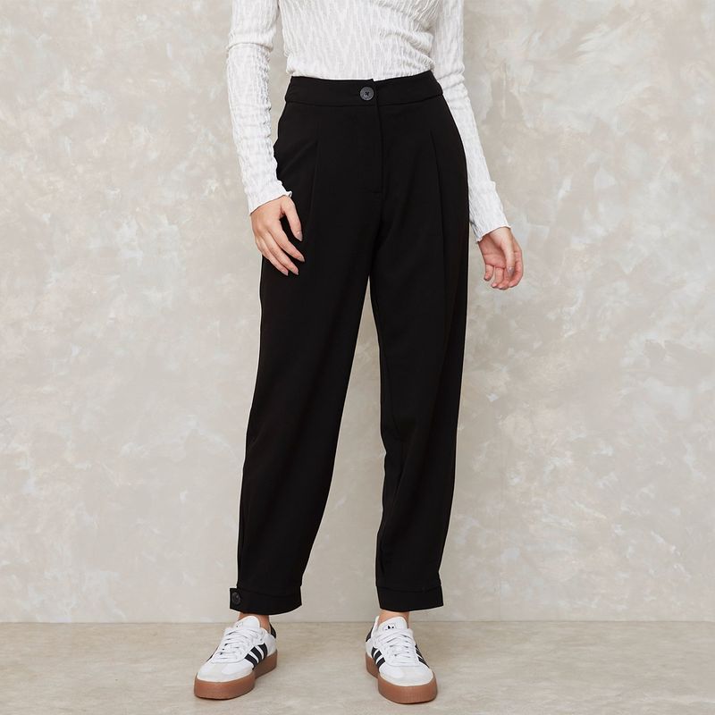 SYBILLA - Pantalón Recto Mujer Tiro alto Sybilla