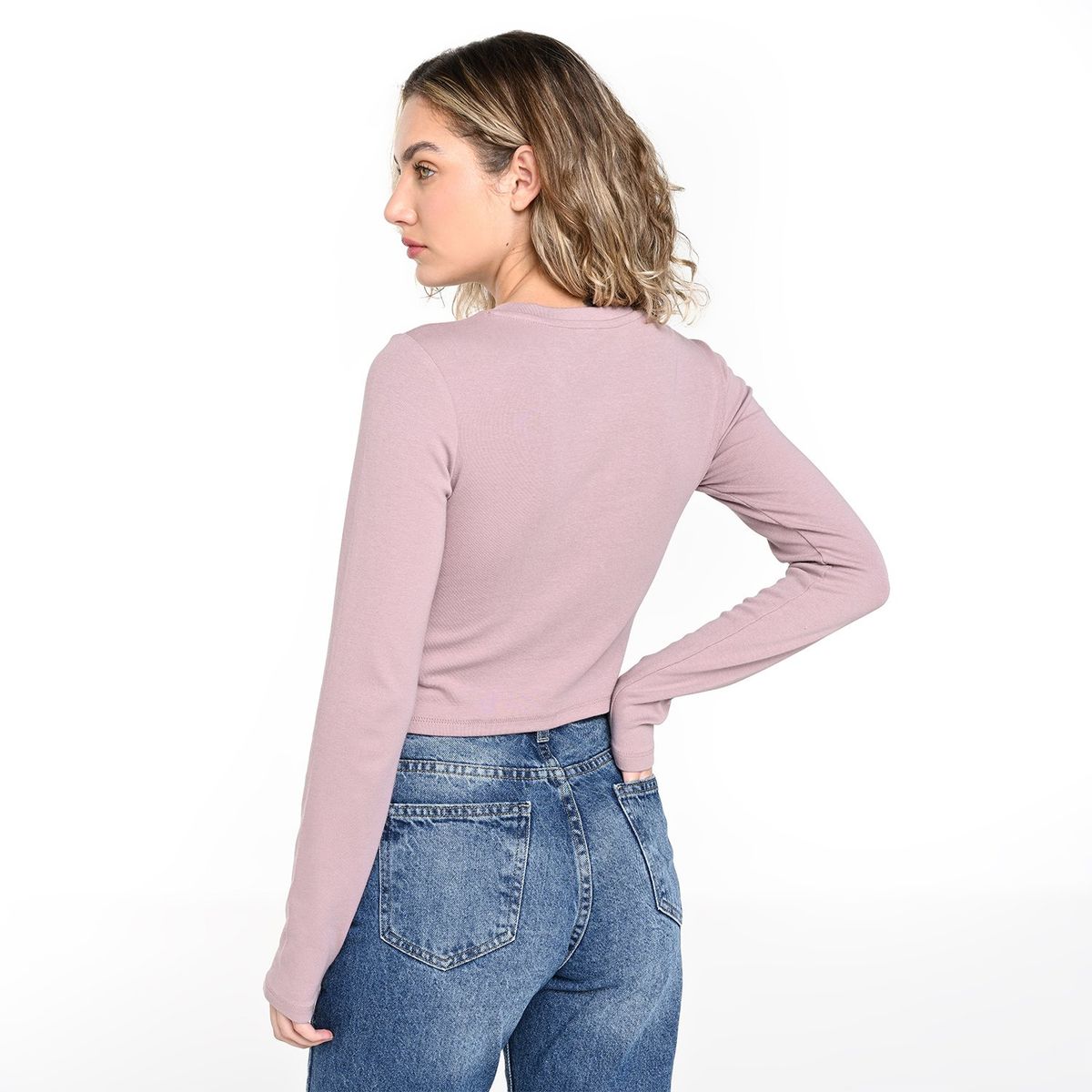 SYBILLA - Blusa Mujer Manga larga de Algodón Sybilla