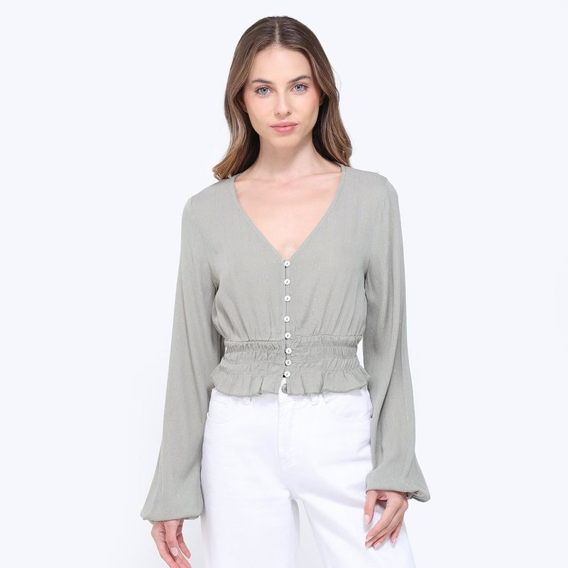 SYBILLA - Blusa Mujer Manga larga Sybilla
