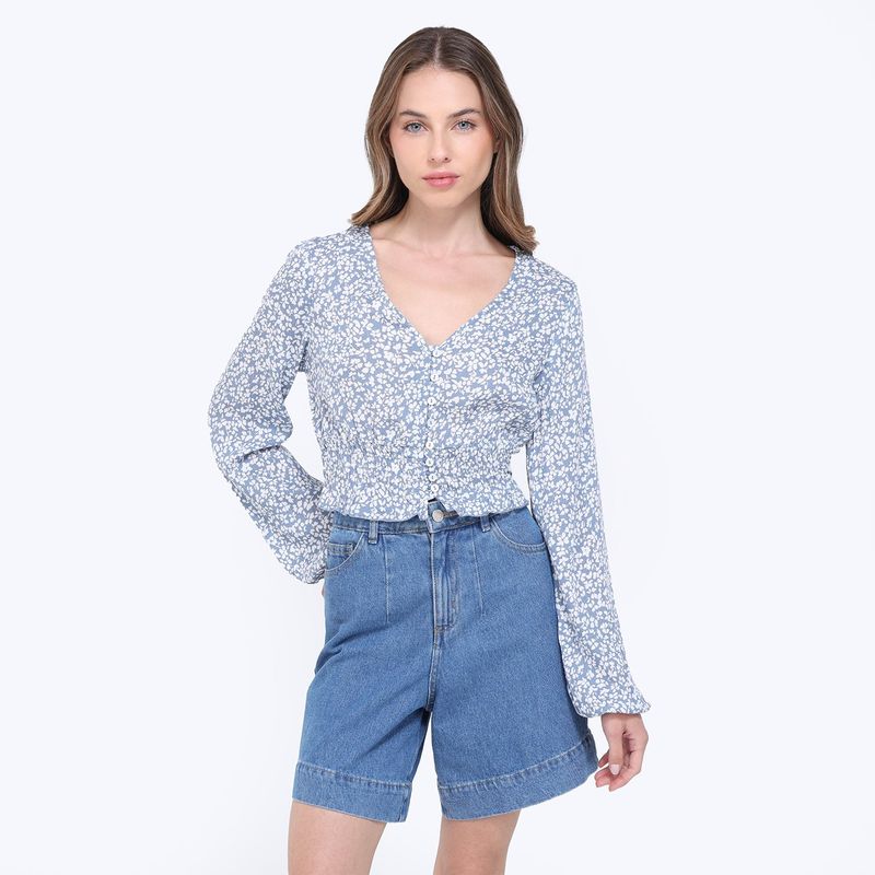 SYBILLA - Blusa Mujer Manga larga Sybilla