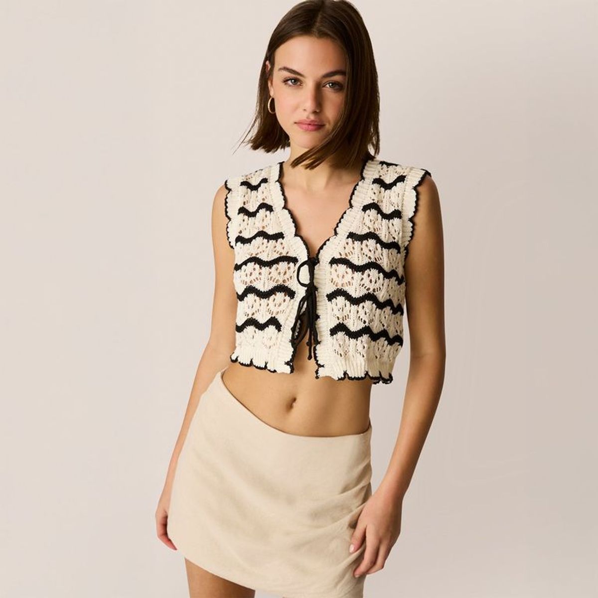 SYBILLA - Top esqueleto Mujer Tejido Sin mangas Sybilla