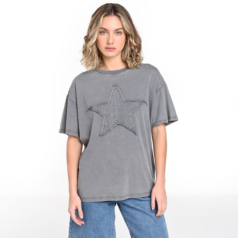 SYBILLA - Camiseta Mujer Manga corta de Algodón Sybilla