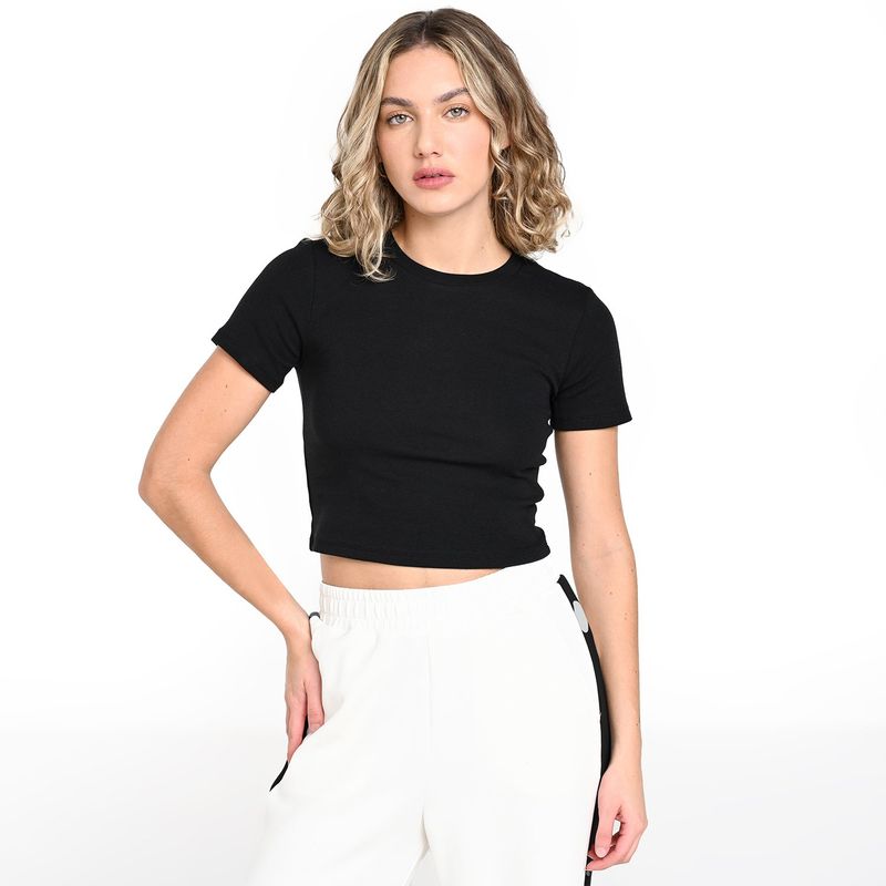 SYBILLA - Camiseta Mujer Manga corta de Algodón Sybilla