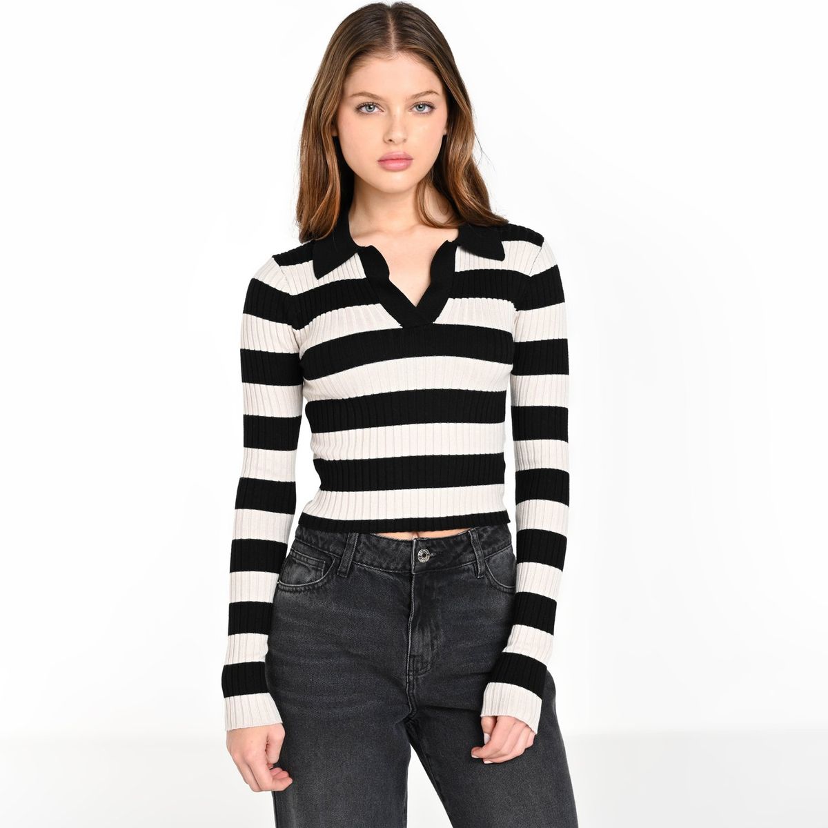 SYBILLA - Saco Mujer Crop Sybilla
