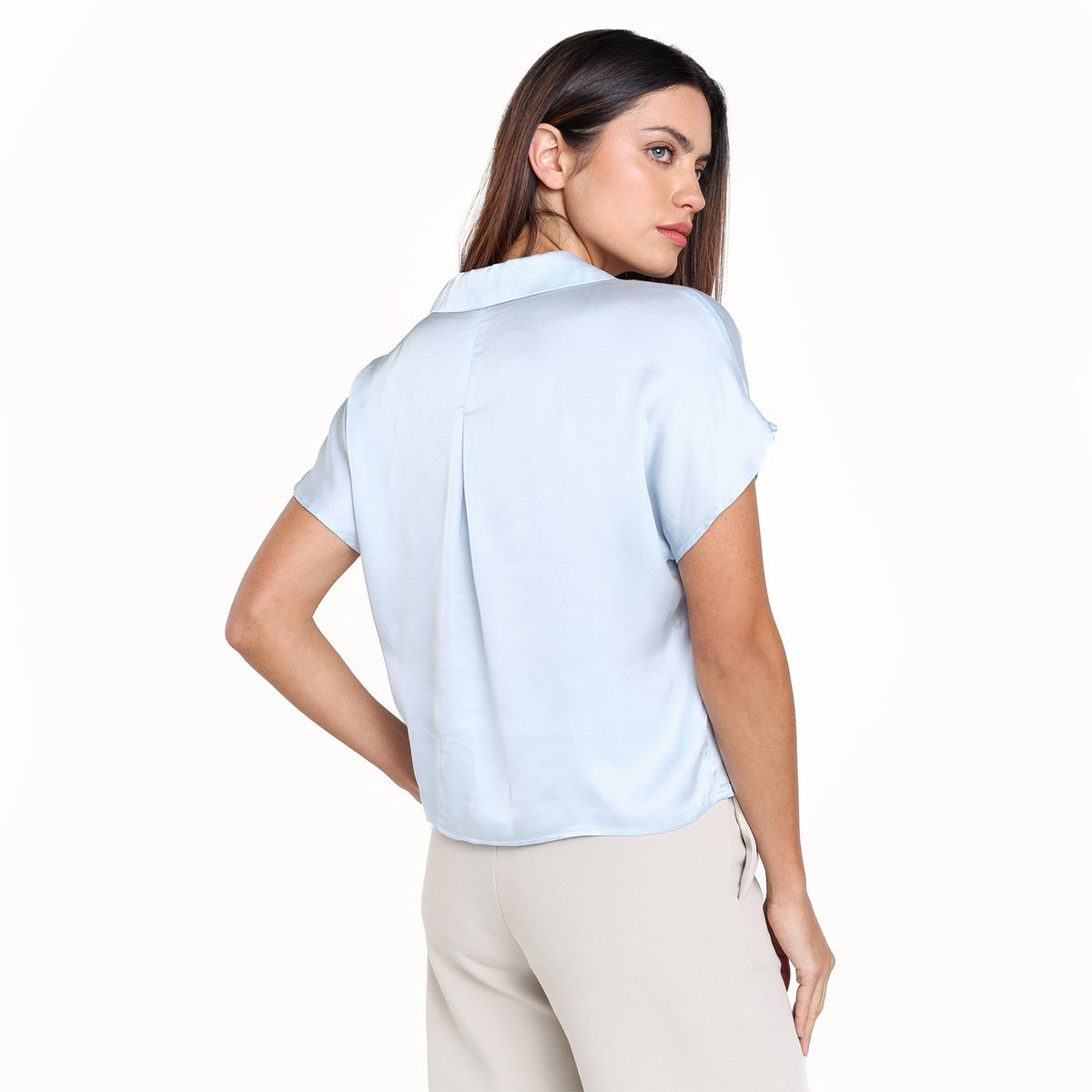 BASEMENT - Blusa Mujer Manga corta Basement