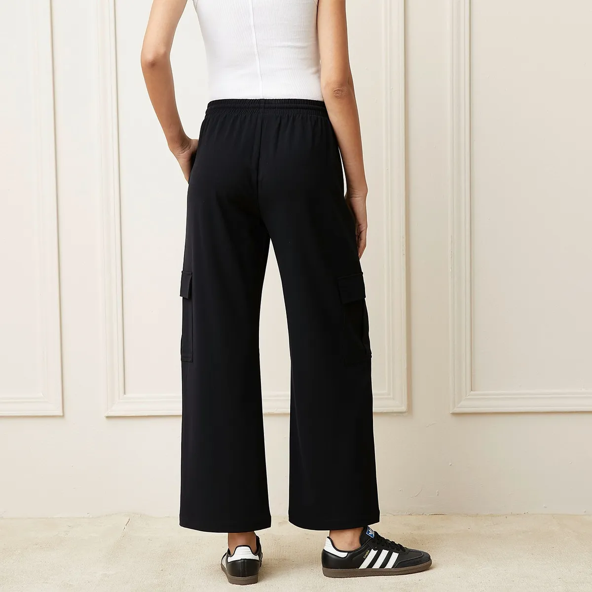 BASEMENT - Pantalón Cargo Mujer Tiro medio Basement